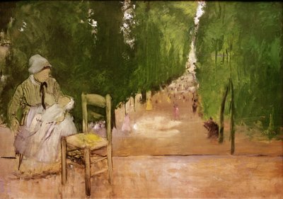 In the Jardin du Luxembourg by Edgar Degas